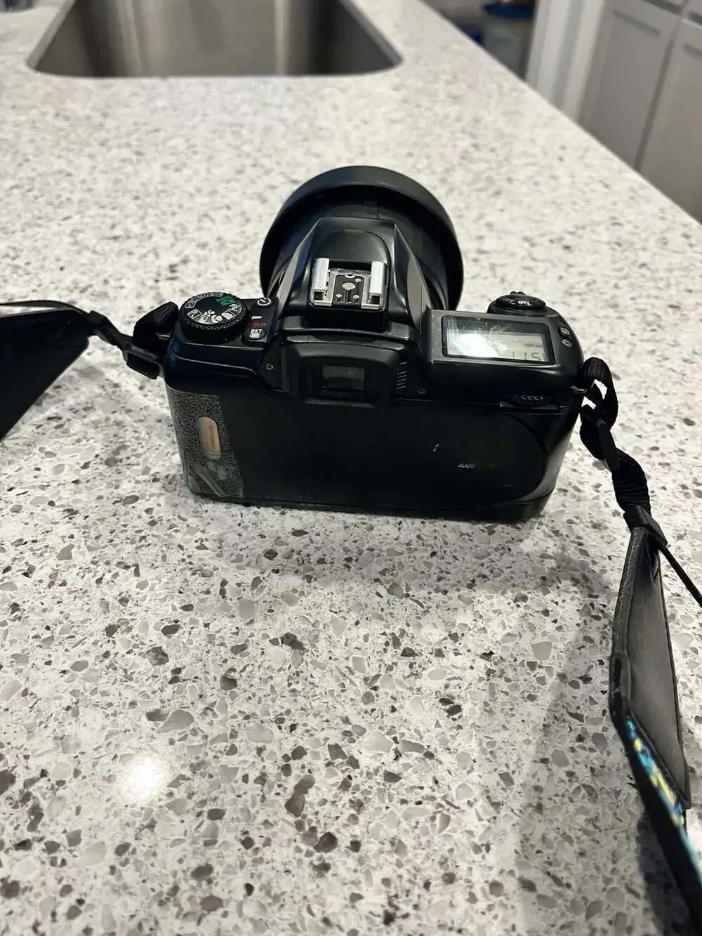 Nikon F65 35mm SLR Film Camera with Tamron Lens and Strap